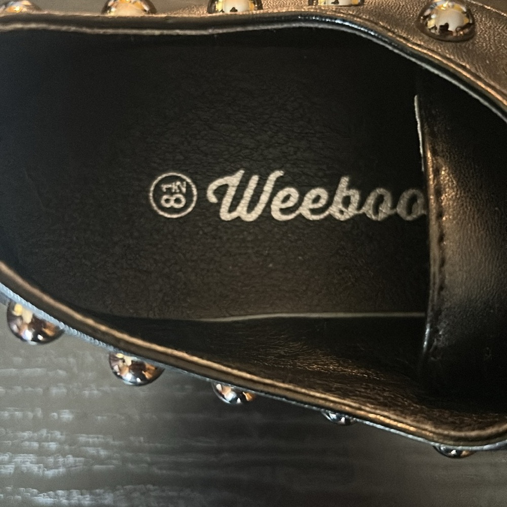 Weeboo, platform sneakers, black and white size 8.5EUC - Picture 8 of 9
